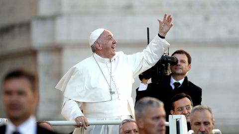 Pave Frans har satt seg fore å revolusjonere kapitalismen. Foto: Alessandra Tarantino/AP/NTB Scanpix