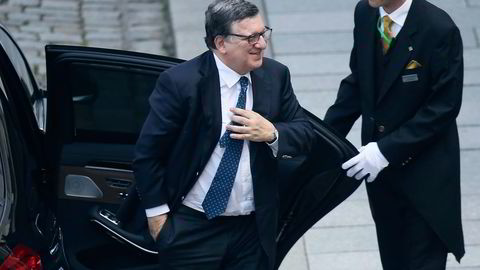 José Manuel Barroso, tidligere president for Europakommisjonen, har hoppet over gjerdet til Goldman Sachs. Hans tidligere kolleger, særlig på venstresiden, reagerer med vantro, skuffelse og sinne. Foto: Sean Gallup/
