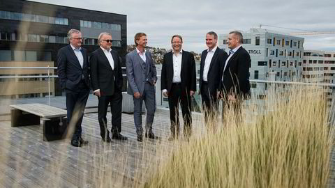 I 2014 startet denne gjengen opp Capeomega. Nå selger de med en gevinst på to milliarder kroner. Fra venstre Alf Thorkildsen, Gunnar Halvorsen, Svein Spanne, Frode Losnedal, Robert Farestveit og Lars Pamer.