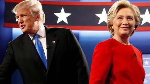 Donald Trump og Hillary Clinton møttes til den første av i alt tre tv-sendte debatter natt til tirsdag. Foto: Jonathan Ernst / Reuters / NTB SCANPIX