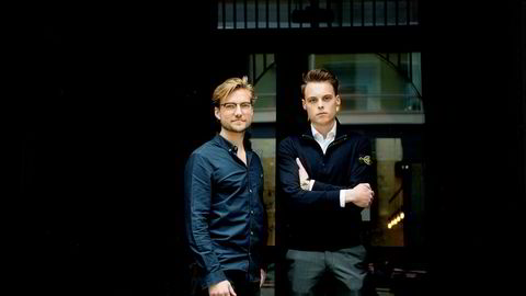 Gustav Magnar Witzøe (24) (til høyre) investerer millioner i selskapet Key Butler (tidligere Lotel), som ledes av gründer Oscar Hellenes (til venstre).