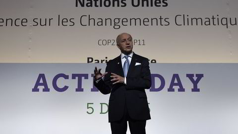 Laurant Fabius, tidligere statsminister i Frankrike, leder klimatoppmøtet COP21 i Paris. Foto: Eric Feferberg/NTB Scanpix.