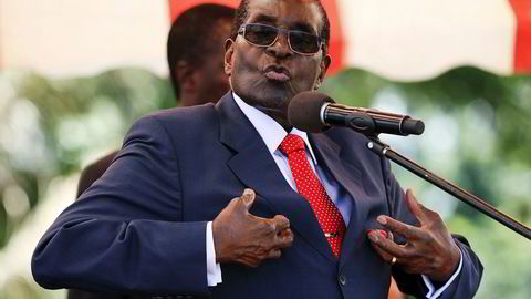 President i Zimbabwe, Robert Mugabe og Donald Trump har flere ting til felles. Foto: Philimon Bulawayo/Reuters/NTB Scanpix