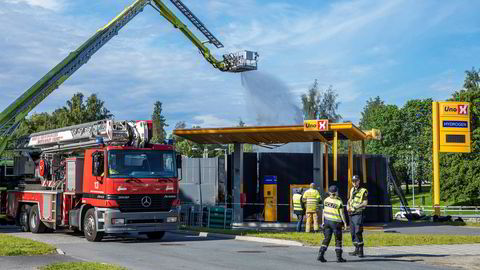 Forrige mandag eksploderte denne hydrogenstasjonen utenfor Sandvika.