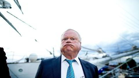 USIKKERT. Investor og reder John Fredriksen må se at samtlige av selskapene hans som er notert på Oslo Børs faller tilbake mandag. Foto: Ida von Hanno Bast