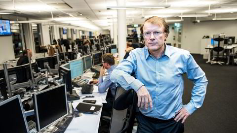 «MARGINALT PLUSS».Sjefstrateg Peter Hermanrud i Swedbank mener fallhøyden har økt i aksjemarkedet. Foto: Klaudia Lech