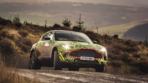 Aston Martin DBX blir sportsbilmerkets første suv.