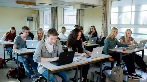 SV vil gjøre videregående skole obligatorisk. Illustrasjonsfoto: Berit Roald,