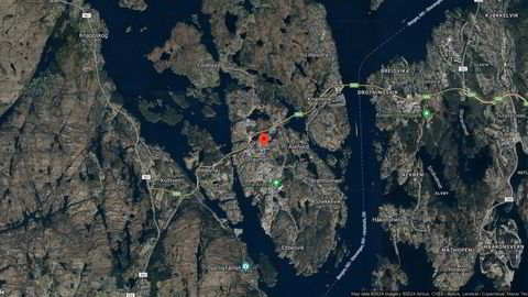 Området rundt Grønamyrvegen 14A, Øygarden, Vestland