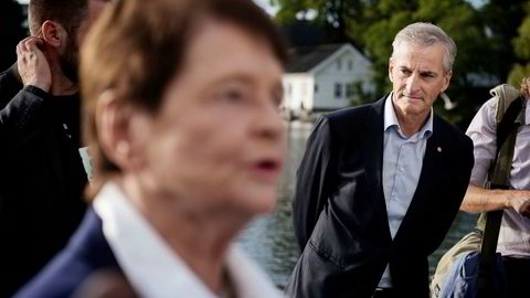 Tidligere statsminister Gro Harlem Brundtland og arbeiderpartileder Jonas Gahr Støre var sammen på et valgkamparrangement i Stavanger mandag kveld.