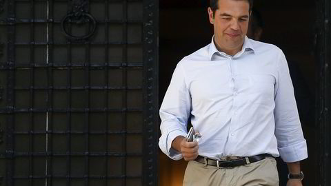 Hellas' statsminister Aleksis Tsipras. Foto: REUTERS/Stoyan Nenov/NTB SCANPIX