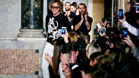 – Planen har aldri vært å bli værende hos Emilio Pucci for alltid. Det føles naturlig å gå videre, sier Peter Dundas. Her fra moteuken i Milano. Foto: Andreas Rentz, Getty Images/ NTB Scanpix