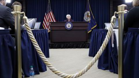 Onsdag legger sentralbanksjef Janet Yellen frem den amerikanske sentralbanken Feds rentebeslutning. Foto: AP Photo/Alex Brandon