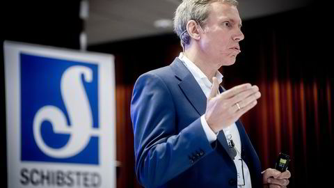 Rolf-Erik Ryssdal er konsernsjef i Schibsted. Foto: Gorm K. Gaare