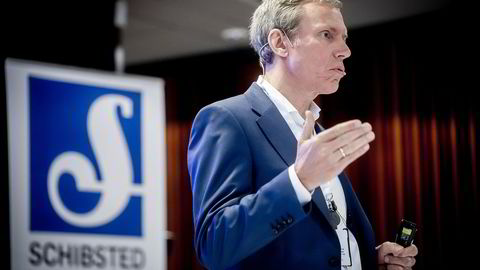 Rolf-Erik Ryssdal er konsernsjef i Schibsted. Foto: Gorm K. Gaare