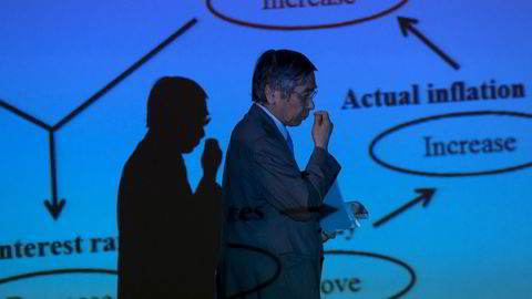 Det knytter seg stor spenning til hva Japans sentralbanksjef  Haruhiko Kuroda vil annonsere etter sentralbankmøtet onsdag. Foto: Mike Segar/Reuters/NTB scanpix