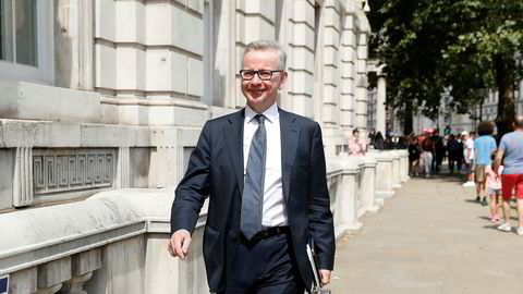 Michael Gove er skuffet over at EU ikke finner grunnlag for en ny runde med brexit-forhandlinger med britene. Gove er britisk statsråd uten portefølje, men med ansvar for å forberede brexit.