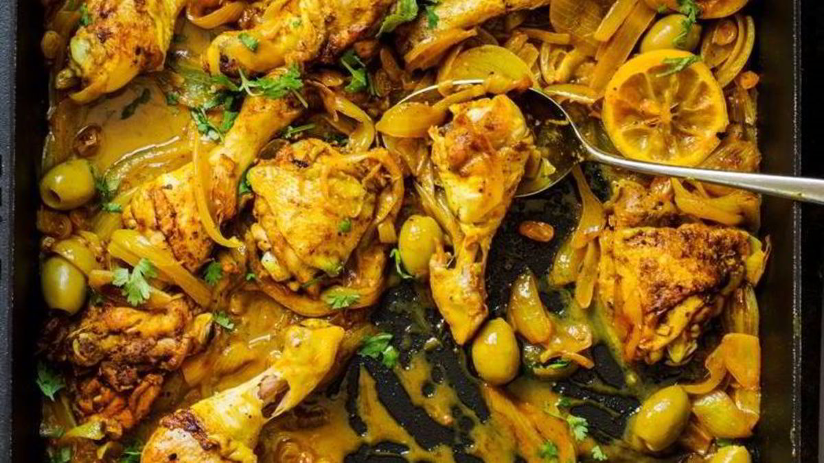 Oppskrifte på tagine med kylling, sitron og løk DN