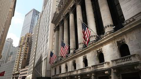 New York-børsen på Wall Street. Foto: Spencer Platt/Getty Images/AFP/NTB SCANPIX