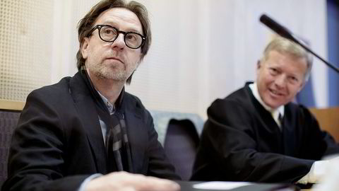 TAPTE MOT SKATT SØR. Gallerieier Bernt Bisseth (til venstre) og advokat Bjørn Stordrange. Foto: Gunnar Blöndal