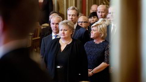 Statsminister Erna Solberg er rikest i regjeringen. Foto: