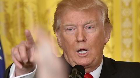 Donald J. Trump har lagt seg ut med pressen, som han mener serverer falske nyheter til folk. Også under pressekonferansen sist torsdag kom han med flere stikk til de fremmøtte mediene.