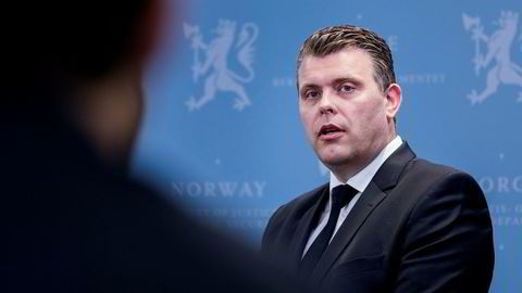 Jøran Kallmyr (Frp) overtok som justisminister etter fungerende justisminister Jon Georg Dale i mars.