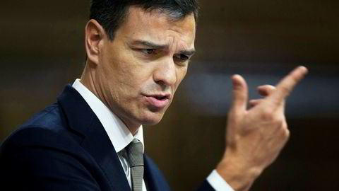 I juli møtte en spansk statsleder en katalansk leder for første gang på to år. Siden har Spanias nye statsminister Pedro Sanchez (bildet) hatt samtaler med Catalonias regionspresident Quim Torra om områdets fremtid.