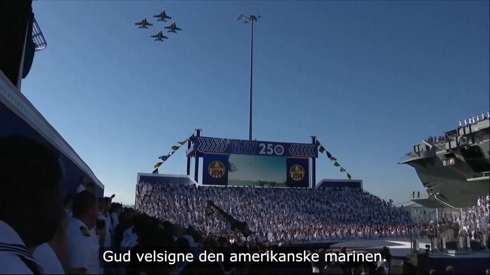 Feiret marinen under ned­stenging, Gaza-forhandlinger og Portland-krangel: – La oss innse det, dette er et valgmøte