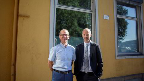 Administrerende direktør Ivar Brandvold og finansdirektør Hjalmar Krogseth Moe i riggselskapet Fred. Olsen Energy. I juli la de frem et driftsresultat for andre kvartal som viste et tap på 1,6 milliarder kroner i perioden.