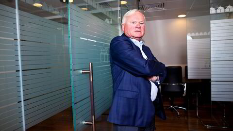 John Fredriksen i gruppens London-hovedkvarter i Sloane Square, som nå er stengt.