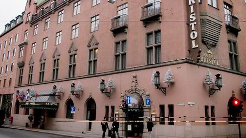 NEDGANG. Hotel Bristol i Oslo sentrum gikk med millionunderskudd ifjor