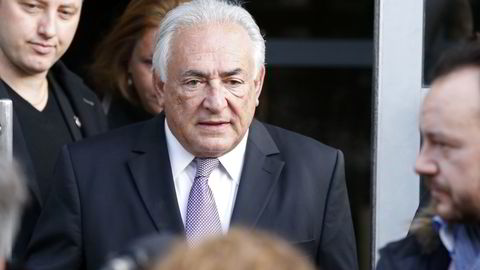 AVVENTER KJENNELSE: Dominique Strauss-Kahn nekter straffskyld. FOTO: Pascal Rossignol / Reuters / NTB scanpix