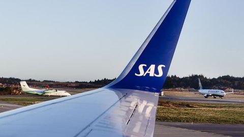 Flyselskapet SAS fikk ingen drahjelp av juletrafikken i desember. Foto: Per Thrana