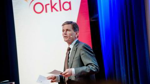 Konsernsjef Peter Ruzicka i Orkla.