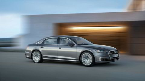 Dette er den nye toppmodellen fra Audi: A8.
