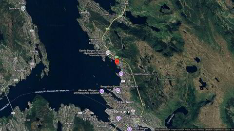 Området rundt Måseskjærveien 18, Bergen, Vestland