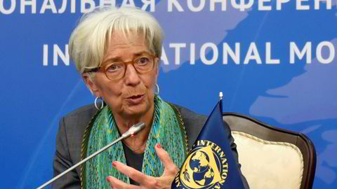 IMF-sjef Christine Lagarde. Foto: REUTERS/Mariya Gordeyeva/NTB SCANPIX