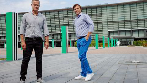 – Målet vårt er å passere én milliard i omsetning i løpet av 2020, sier Gelato-sjef Henrik Müller-Hansen (til venstre). Her sammen med medgründer Pål T. Næss.