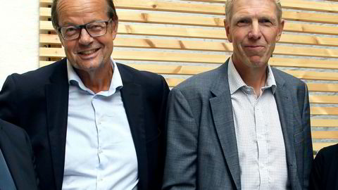 Fratrådt styreleder Jan-Erik Nielsen (til venstre) og direktør i Boligbygg Jon Carlsen ledet Boligbygg da det begynte å dukke opp spørsmål rundt det kommunale foretakets direktekjøp. Nielsen måtte gå, mens Jon Carlsen fortsatt sitter i direktørstolen.