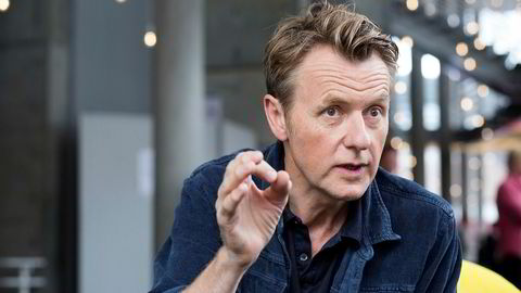 Fredrik Skavlan under TV 2s høstlansering 2019.