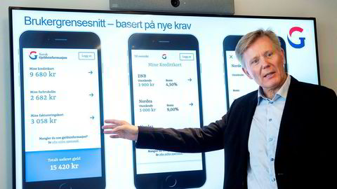 Svein Ove Karstensen er leder for selskapet bak det nye nettstedet norskgjeld.no – ett av tre nye registre med oversikt over nordmenns gjeld uten sikkerhet. Om tre uker tar bankene oversikten i bruk og folk kan søke på seg selv helt gratis for å få sanntidsbilde av gjelden.