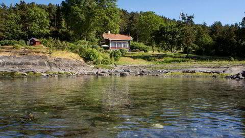 Denne hytta på Lindøya i Oslo kan komme til å knuse tidligere prisrekorder. Eiendomsmegler Marius Berger har satt prisantydningen til 14 millioner kroner.