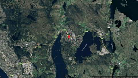 Området rundt Høgahaug 75, Tysvær, Rogaland