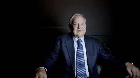 Hedgefondmilliardæren George Soros under sitt Norgesbesøk i 2012. FOTO: Luca Kleve-Ruud
