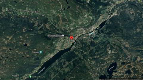 Området rundt Nossvegen 11D, Ål, Viken