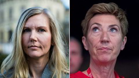 Aps finanspolitiske talsperson Marianne Marthinsen (til venstre) og LO-nestleder Peggy Følsvik lover reform av offentlig tjenestepensjon. Det trengs for å fullføre pensjonsreformen.