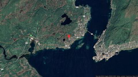 Området rundt Anton Silsands vei 77A, Senja, Troms