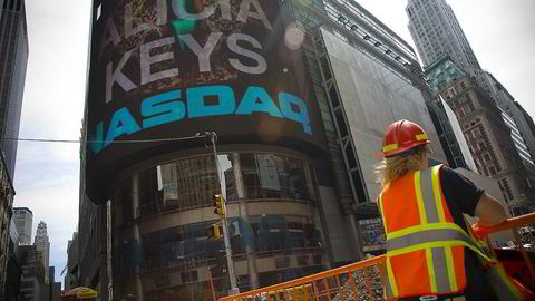 Norges New York-konsul åpner Nasdaq-børsen i dag. Foto: Andrew Kelly/NTB Scanpix