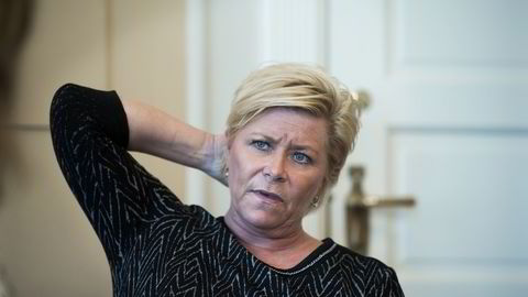 Flertallet på Stortinget er enige på 17 punkter av finansminister Siv Jensens skattereformforslag. Foto: Per Ståle Bugjerde